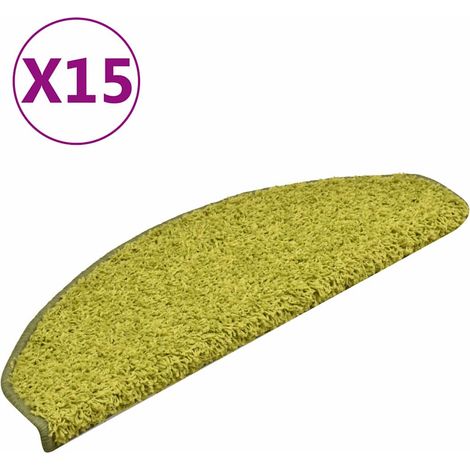 Maison Exclusive - Stufenmatten 15 Stk. 65x21x4 cm Grün Halbrund (1/5)