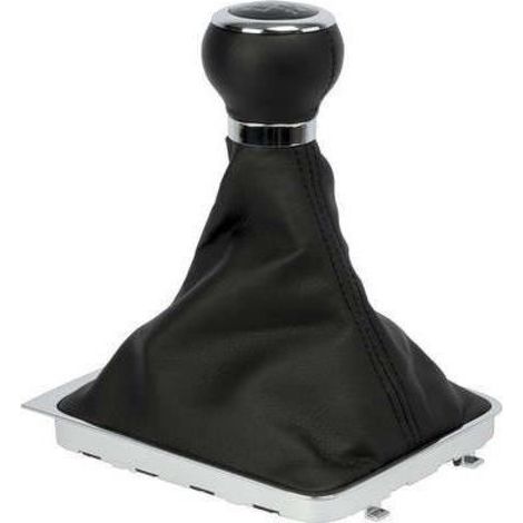 Pommeau + Soufflet adaptable compatible avec VW Passat B6 - 56 vitesses - Noir (1/2)