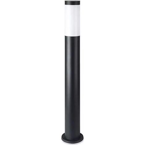 V-TAC VT-838 Portalampada Wall Light da giardino con fissaggio a terra 80cm in acciaio inox colore nero 1xE27 IP44 - sku 8978 (1/7)