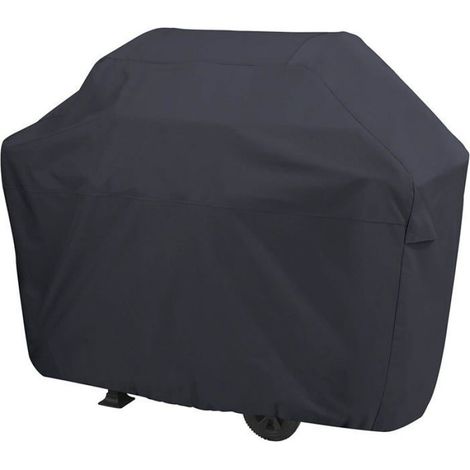 Housse Bache Barbecue 145x61x117cm - Anti-UV/Imperméable/Anti-humidité, Couvercle Gril BBQ (1/4)