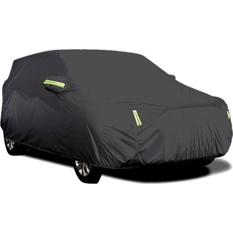 Housse de voiture, protection solaire, isolation thermique, protection UV, anti-poussière, imperméable et anti-rayures, 4,4 x 1,8 x 1,6 m-Crezuo (1/4)