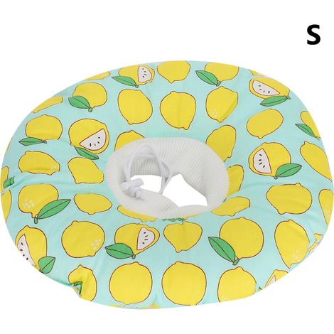 Collier De Protection Pour Chat - Coton PP Doux Et Réglable - Prévention Léchage Post-opératoire - Taille S (1/5)