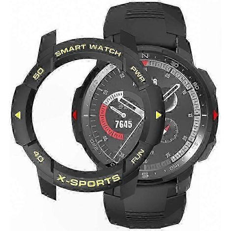 Coque de protection HONOR GS Pro en TPU résistante aux rayures, étui antichoc fin et léger, accessoire remplacement compatible montre intelligente, noir, taille unique (1/5)