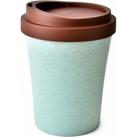 Pattumiera da scrivania a forma di tazza di caffè con coperchio, piccolo secchio per la pulizia e lo stoccaggio per ufficio e casa (1/5)