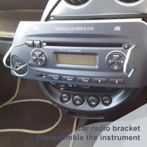 4 Pièces Cle Extraction Autoradio, Arceau De Déverrouillage Iso Pour Autoradio, Outil D'Extraction De Autoradio Principales Din (1/5)
