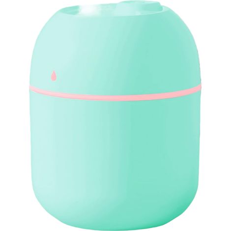 Lampe d'ambiance pour chambre,humidificateur silencieux-220millilitres-Convient pour les voitures,les chambres et les bureaux (vert) (1/5)