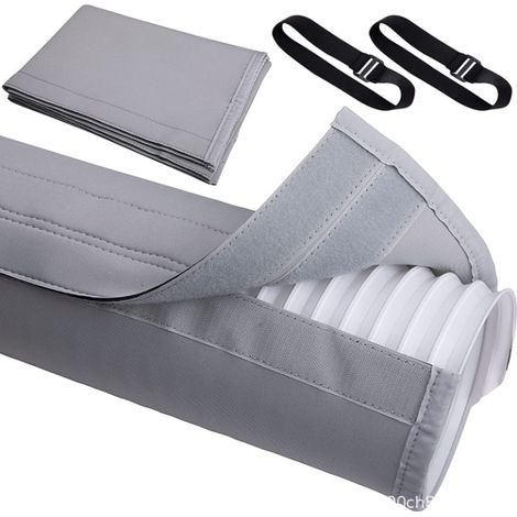150 x 50 cm Couvercle de Tuyau de Climatisation Portable - Isolation Tuyau Climatiseur Manchon - Housse Tuyau Climatiseur Mobile,iso (1/5)