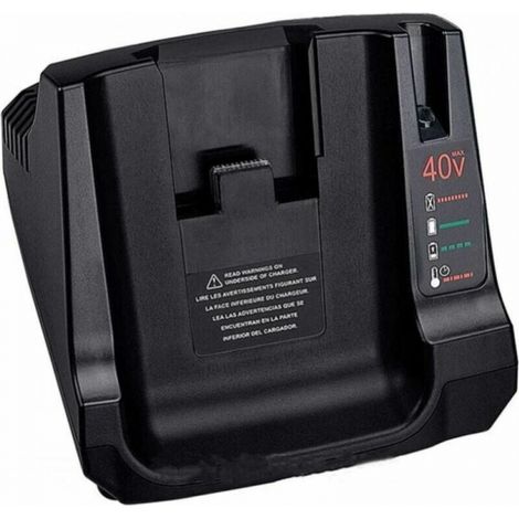 BEBUSINGOTO Chargeur de batterie 36V 40V MAX avec remplacement 2USB pour batterie Li-ion Black + Decker LCS36 LCS40 (uniquement chargeur, pas de batterie) (1/5)