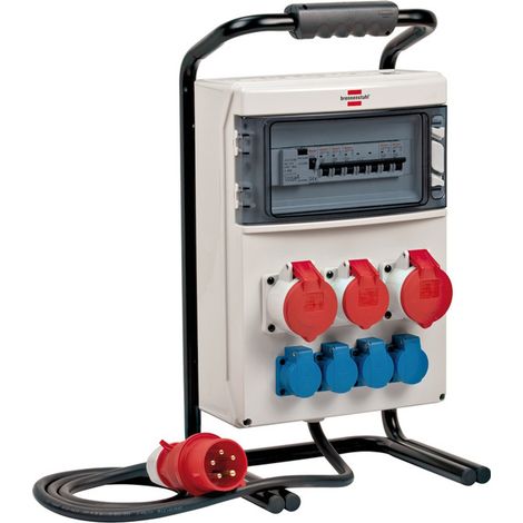BRENNENSTUHL Stromverteiler 32/16A, FI H07RN-F5G4 2m 2x32A + 1x16A + 4x230V (1/5)