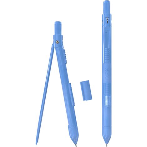 Irovami Compas NBX 0.7mm – 10 mines, dessin/maths – Idéal pour étudiants, designers (1/5)