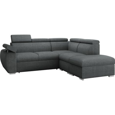 Sofá rinconero Columbus 228, Derecha, Función de descanso, Almacenaje, 260x230x85cm, 0