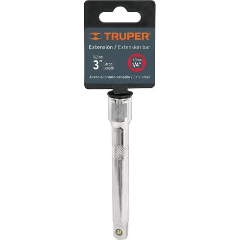Rallonge 3 Quadra Ratchet 1/4 Truper 13218 (1/5)