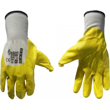 Gants de protection Geko taille 10/jaune/(12/240/300)