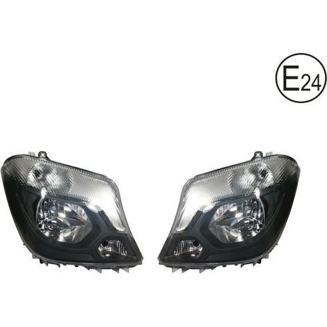 Ensemble de phares neuf, gauche et droit, pour Mercedes‑Benz Sprinter W906 2013–2018, E24