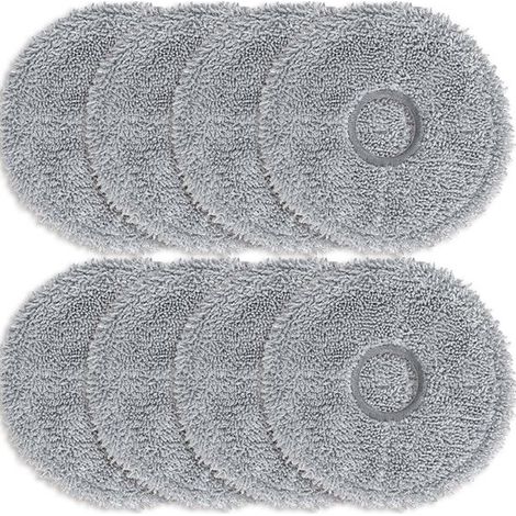 Almohadillas de limpieza para mopa compatibles con Dreame L10s Ultra, L10 Ultra, L10s Pro y Xiaomi X10+ (paquete de 8 unidades) (1/3)