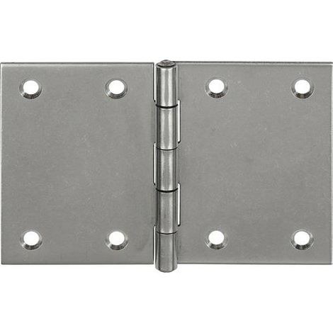 VORMANN Tür-Scharnier breit,B60xH40mm gerollt Edelstahl,rostfrei (1/3)