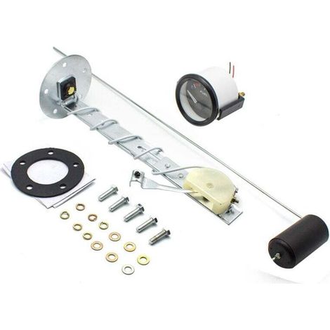 Bardusch-Jauge de Niveau Carburant Automatique 0-90 Ohms 12V 24V Universel Voiture Bateau Réservoir 52mm (1/4)