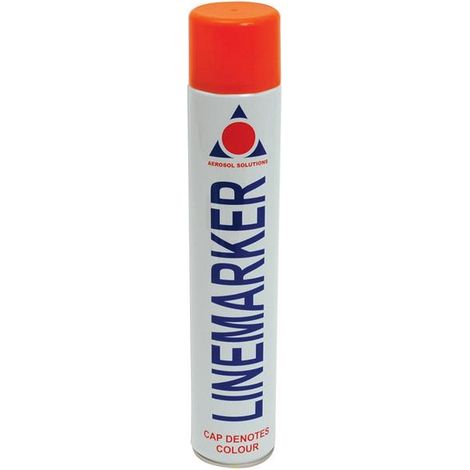 Premium 750ml Orange Line Marking Spray Paint Aerosol for Road and Surface Marking