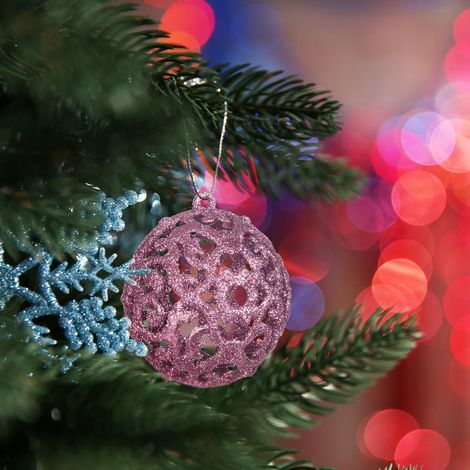 Christbaumschmuck set 50 kugeln verschiedene ausfuhrungen