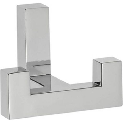 10 x APPENDIABITI A 2 POSTI WZ-K2202-01 52X40 MM CROMO