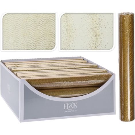 Mantel nav. 30x50cm oro organza koopman