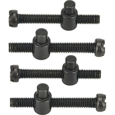 Lot de 4 tendeurs de chaîne pour tronçonneuse électrique 405 5016, noir-DOU (1/4)