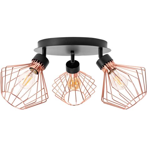 DECKENLAMPE LOFT BLACK ROSE APP536-3C