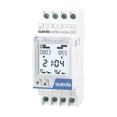 PROGRAMADOR HORARIO PARA CARRIL DIGITAL SUEVIA SU178012 230 V/AC 16 A/250 V 1 PZA(S)