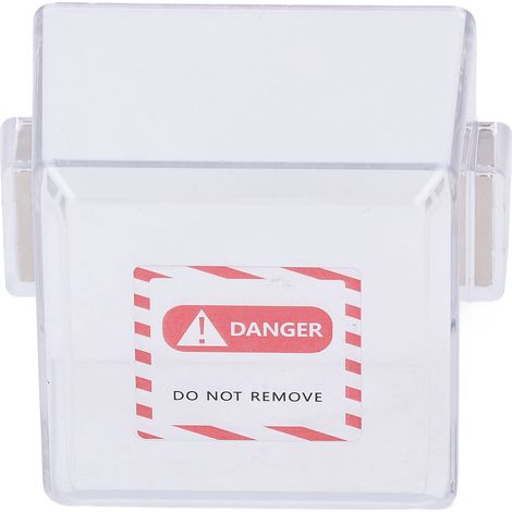 Ortviai Cache-bouton d'arrêt d'urgence magnétique transparent en polycarbonate pour sécurité industrielle – Modèle BD-H01-2 (1/5)