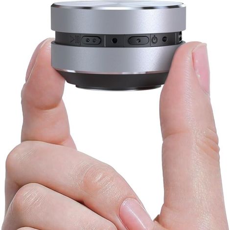 Portable bone conduction speaker, built-in microphone, FM radio