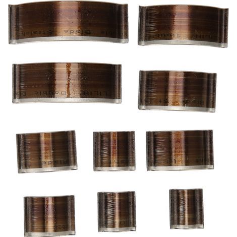 10 Stück bogenförmige Lederlocher 1/4R Kohlenstoffstahl für Geldbörsen, Gürtel und DIY-Projekte (1/5)