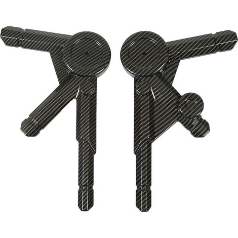 Set mit 2 Motorrad-Rahmenschutzleisten in Carbonfaser-Optik, links und rechts, passend für R1250GS, R1200GS und LC Adventure (1/5)