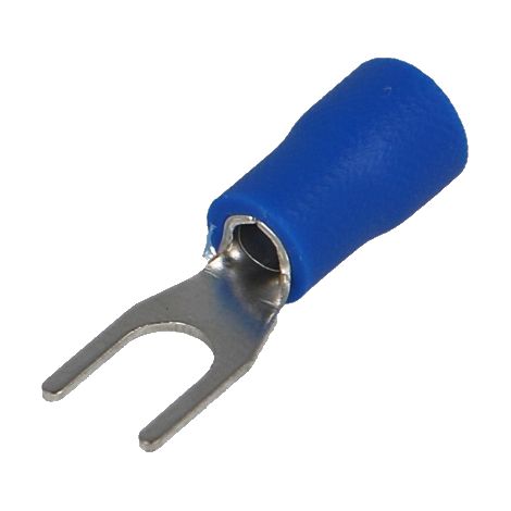 Cosses isolée à fourche, bleue, 2.5mm² Solera (1/2)