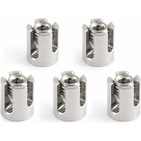 Paquete de 5 bridas de acero inoxidable (A4) - Para cable de 2 mm - M8 (para cable de 2 mm) (1/4)