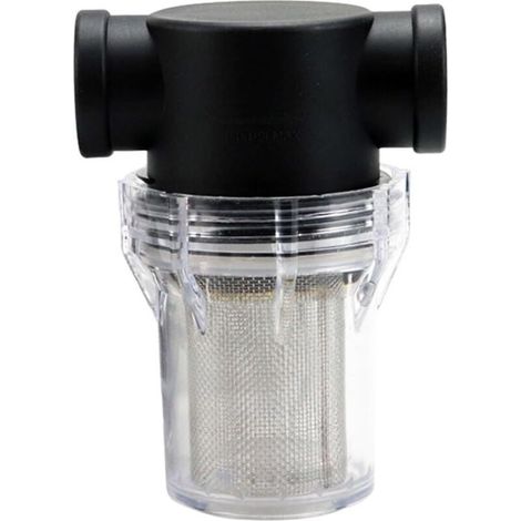 Préfiltre de jardin, crépine en acier inoxydable, crépine à haut débit, pompe d'irrigation de jardin (1 pouce à 80 mailles) (1/4)