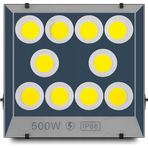 LED-Lampe für Garage, 500 W, 230 V, Straße, Werkstatt, Deckenkonstruktion, Halogen (1/5)