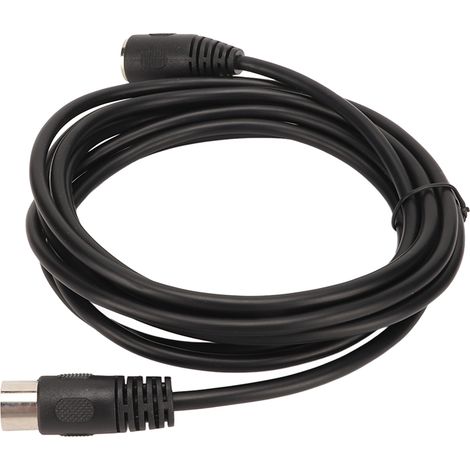 Câble adaptateur DIN 4 broches mâle vers femelle de 3 mètres (9,8 pieds) pour équipements audio-vidéo et esthétiques automobiles (1/4)