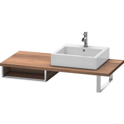 Meuble bas console VERO 518x500x142mm noyer nature