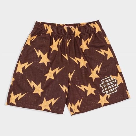 Short EE Eric Emanuel Homme Shorts de Sport Respirant en Mesh Taille Élastique Coupe Décontractée Fitness Gym Pantalon d'Été (1/2)