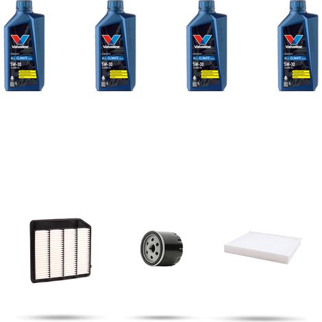 Kit tagliando 3 FILTRI e 4L OLIO compatibile con Suzuki Vitara II 1.4 103kw Dal 2015 (1/5)