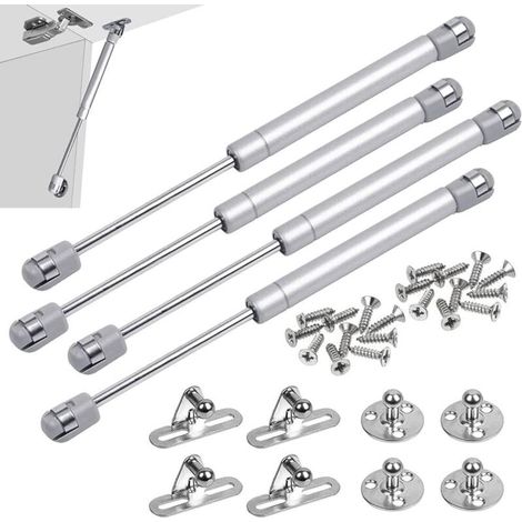 Vérins à 4 PCS de vérins à gaz hydrauliques,les vérins à gaz d'armoire,les portes de meuble pour le levage des portes d'armoires sont des charnières d'amortisseur longueur de 268 mm-Fei Yu (1/5)