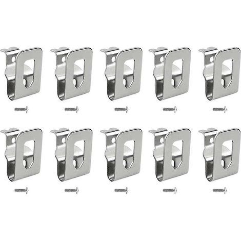 10 clips de ceinture pour outils électriques. compatibles avec les porte-embouts de perceuse DCD985. références N268241 et N169778 (1/5)