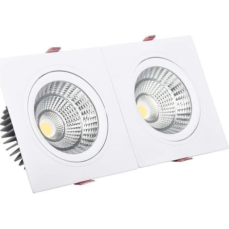 Spot Downlight LED 10W Rectangulaire Madison Coupe 165x75 mm 4000K Blanc neutre (1/5)