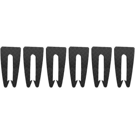 Lot de 6 verrous de sécurité pour boutons de cuisinière à gaz, verrouillage frontal du four pour la sécurité enfant, résistants à la chaleur et faciles à installer. (1/5)