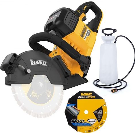 Dewalt DCS691N XR FlexVolt 230mm Cut Off Saw 54V + DT40255 Diamond Blade +Bottle (1/5)