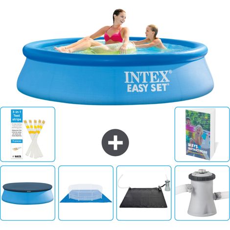 Intex Piscine Easy Set Ronde - 244x61 cm - 7-pièces S40 (1/5)