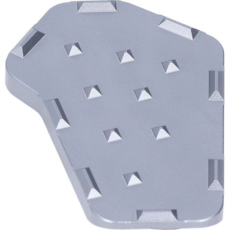 Pédale d'extension de levier de frein arrière de moto, crantée, en alliage d'aluminium 6061, compatible avec les modèles F900XR 2020-2021, grise. (1/5)