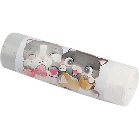 Sacs à litière pour chats de taille moyenne, compatibles avec les sacs à déchets extra larges à cordon anti-fuite - 94 x 45 cm (1/5)