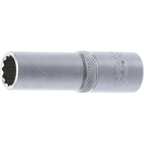 Douille Longue 12 Pans 12,5 mm (1/2) - 14 mm - Précision et Durabilité, Acier, Cliquet 1/2 - D-Work
