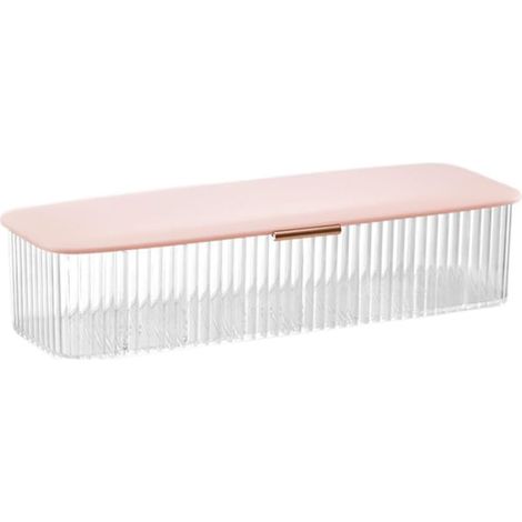 Boîte de rangement pour câble de données, rangement de bureau, avec couvercle, distributeur de lentilles de contact jetables, boîte en plastique transparent pour toutes les marques d'objectifs (1/5)
